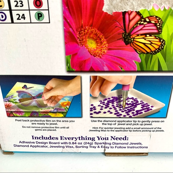 Palmer Paints Butterfly Diamond Art Jewel by Number - NEW - Picture 6 of 6